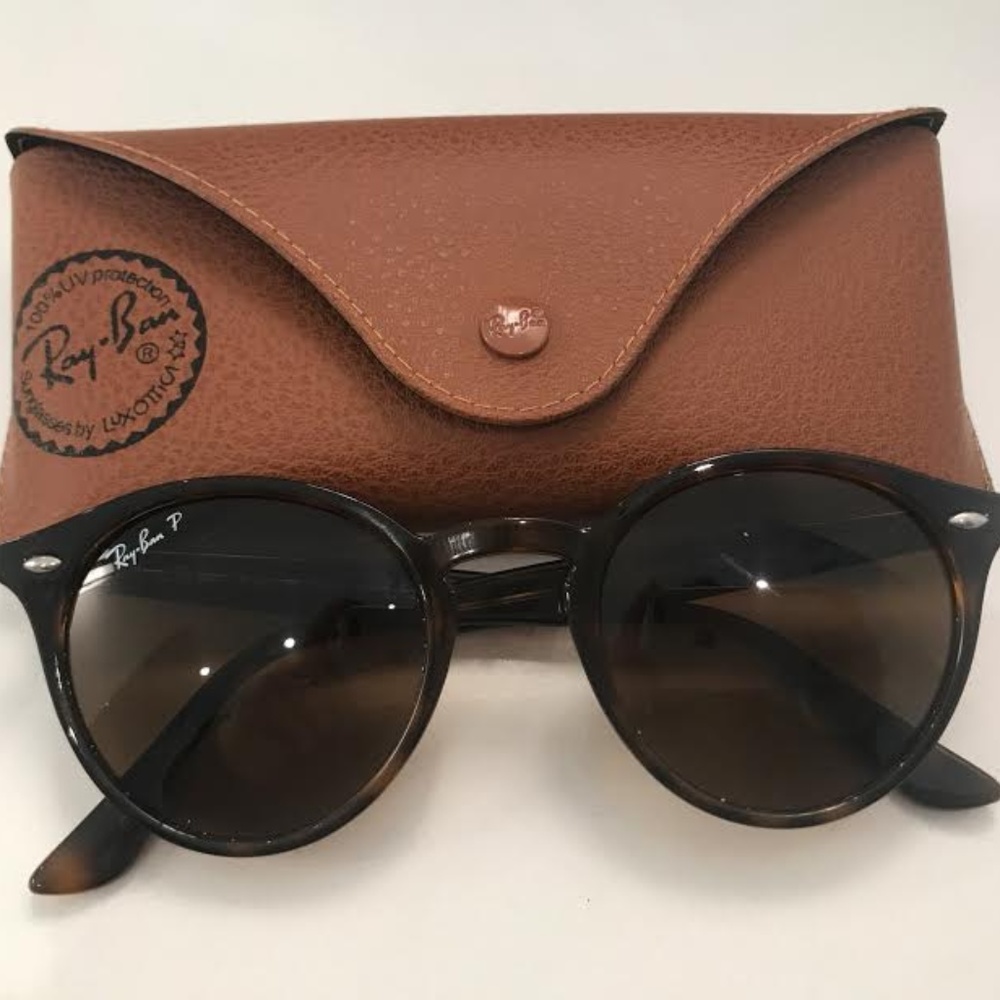 Ray-Ban Polarized Sunglasses, RB2180 Round